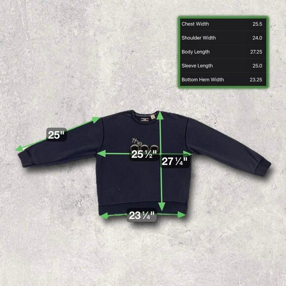 ★ The GAP (Vintage) 90’s Logo Navy Blue Crewneck Sweatshirt ★ - Picture 5 of 7